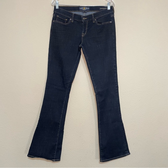 Lucky‎ Brand Womens Charlie Baby Boot Cut Jeans Size 8 Classic Western - Picture 1 of 11